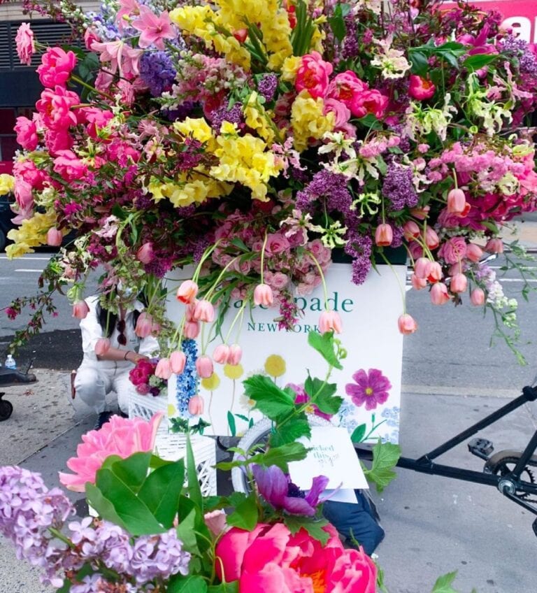 Kate Spade partnered with local florists for Mother's Day