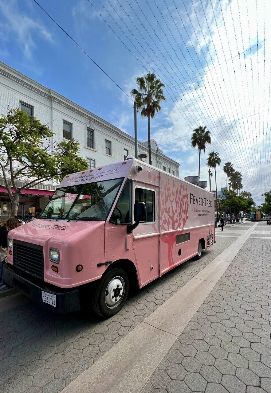 Fever-Tree mixer truck.