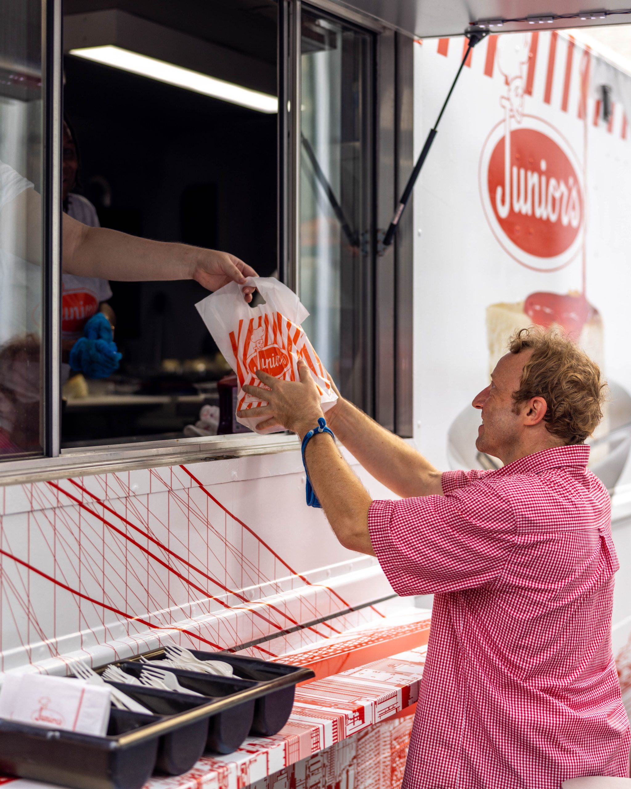 Junior's Cheesecake Day on National Cheesecake Day.