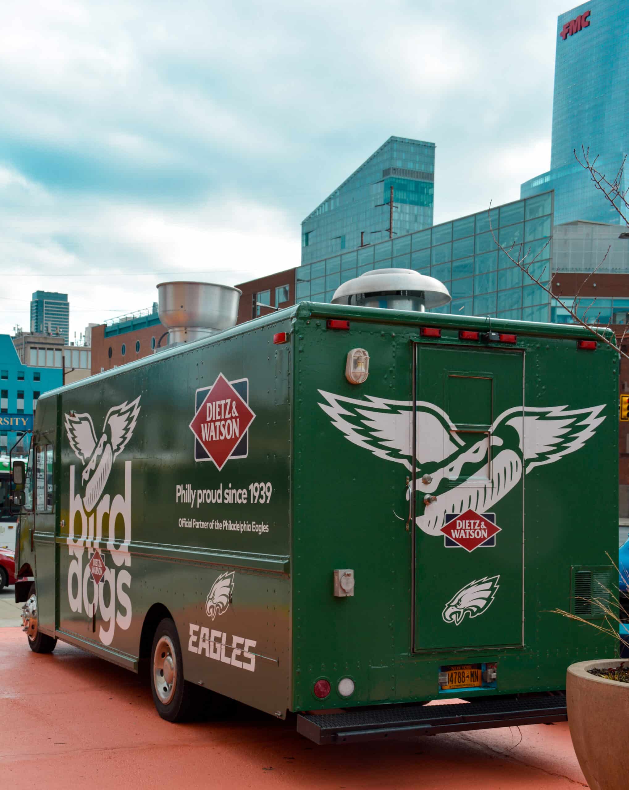 Philly Eagles mobile pop-up