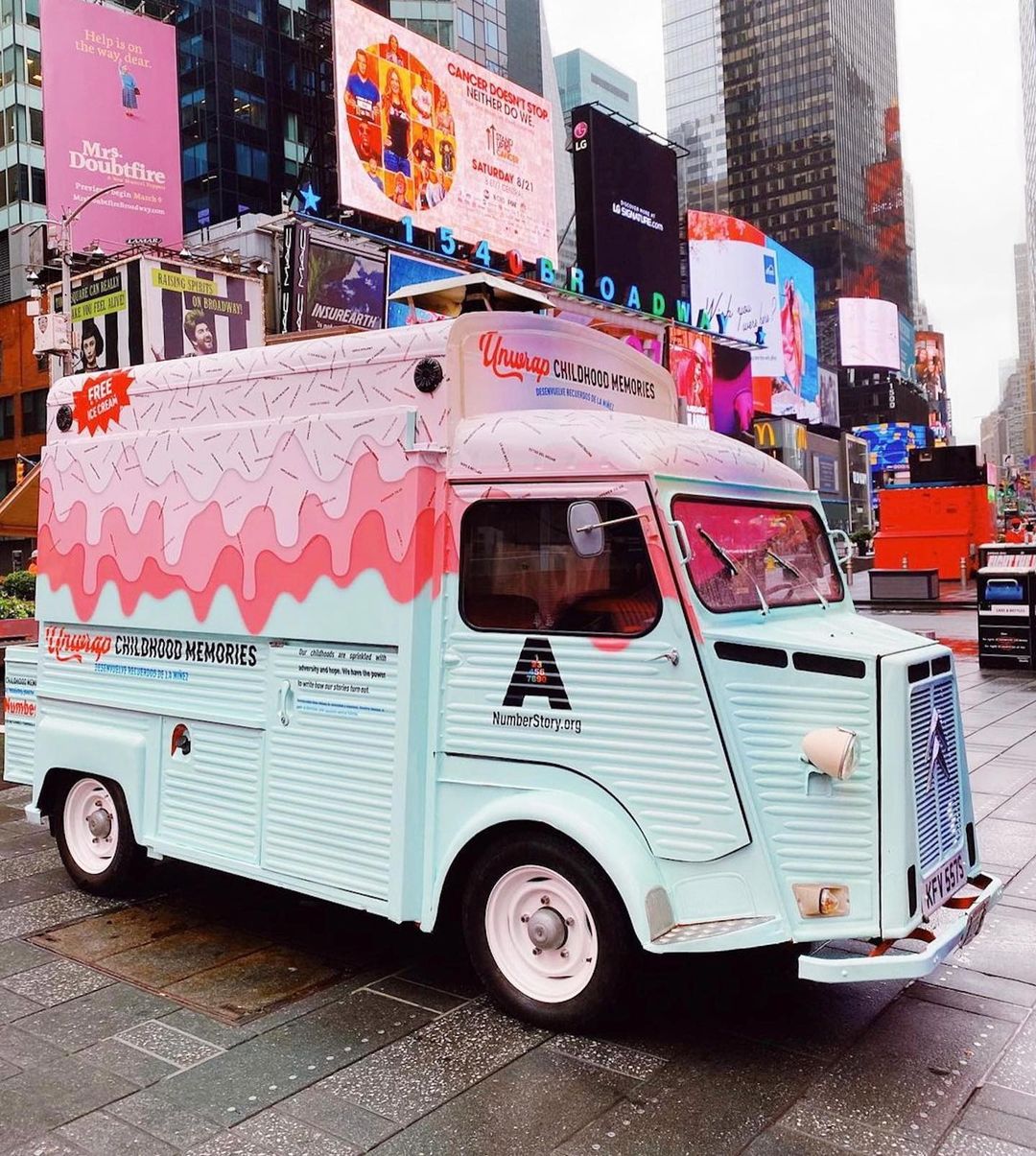 ACE Number Story Vintage Truck Pop Up NYC
