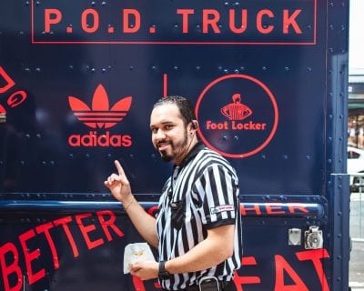 Adidas Food Locker Wrapped Food Truck Example