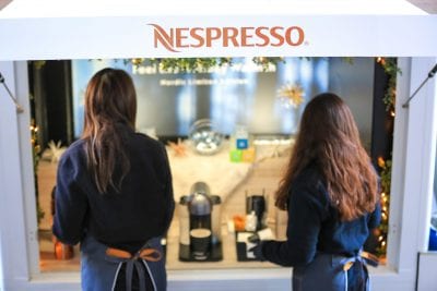 Holiday Marketing ideas Nespresso mobile showroom