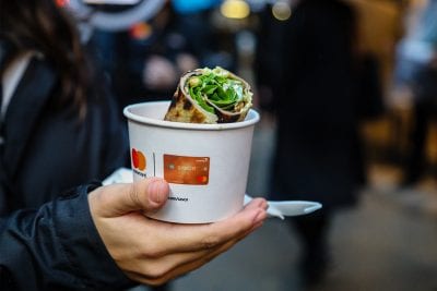 Master card experiential marketing food example