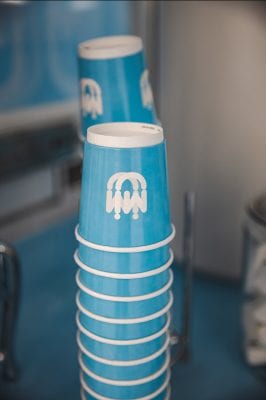 Miu Miu custom packaging cup sample