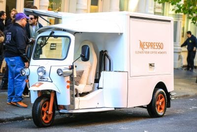 Nespresso Mobile Marketing Tour Example