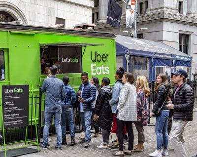 Uber Eats Mobile Billboard Food Truck NYC