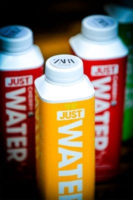 Zara Pride Just Water Custom Packaging Example