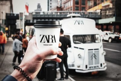 Zara Hudson Yards Coffee Pop Up In Citroen Truck