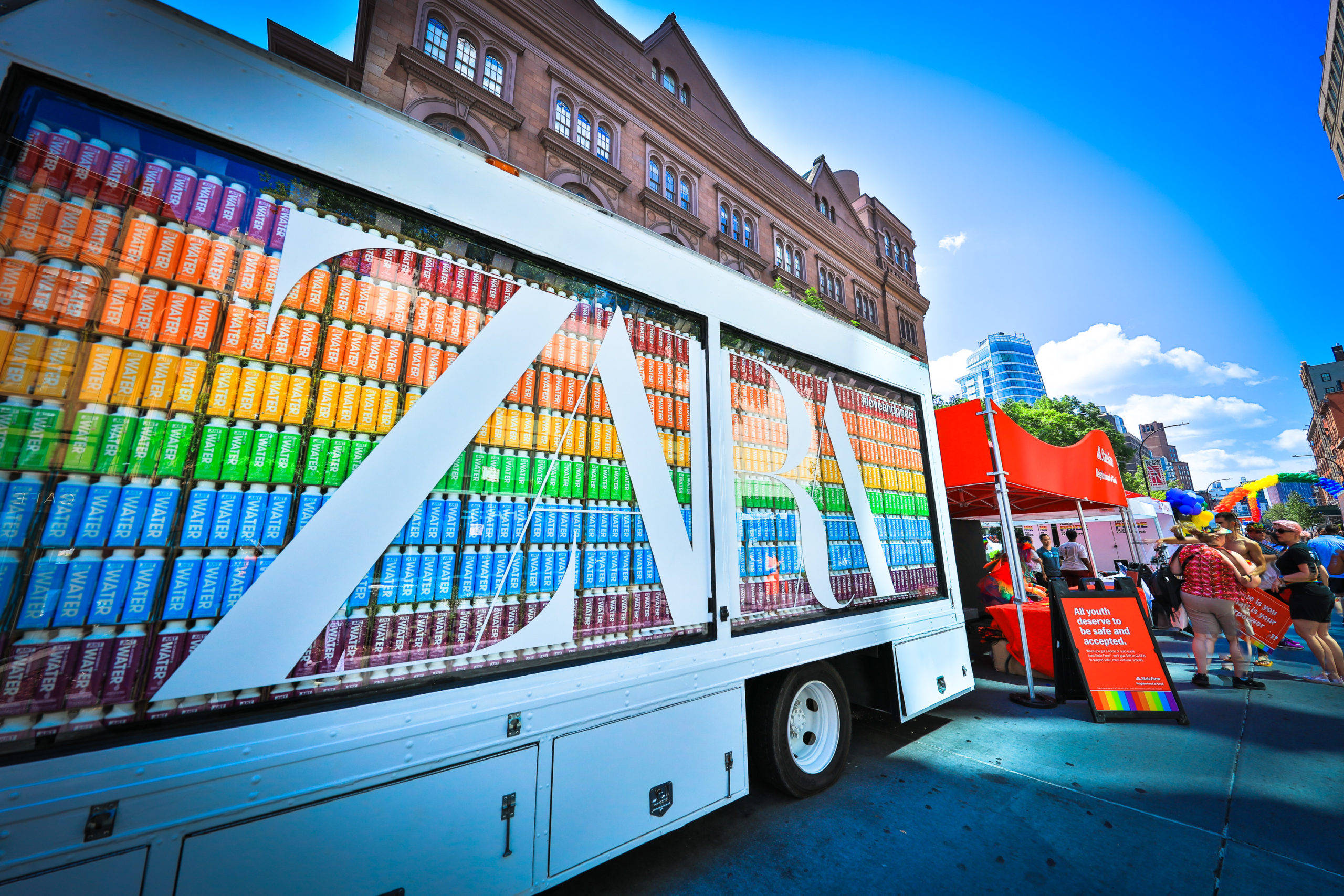 Zara World Pride NYC Truck