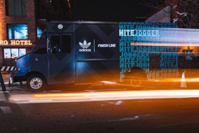 Adidas Nite Jogger Branded Food Truck