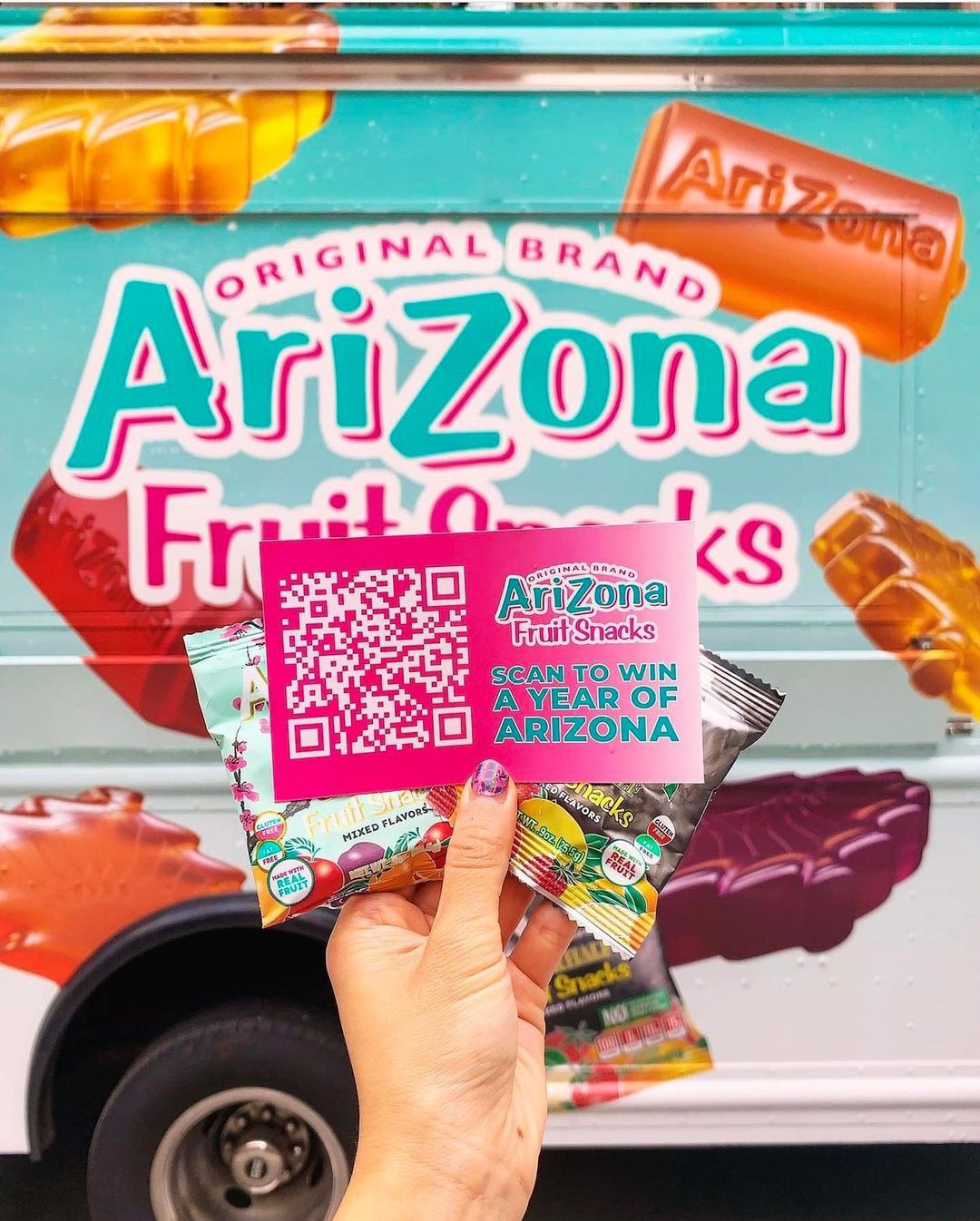 Street Marketing Flyer Arizona Fruit Snacks