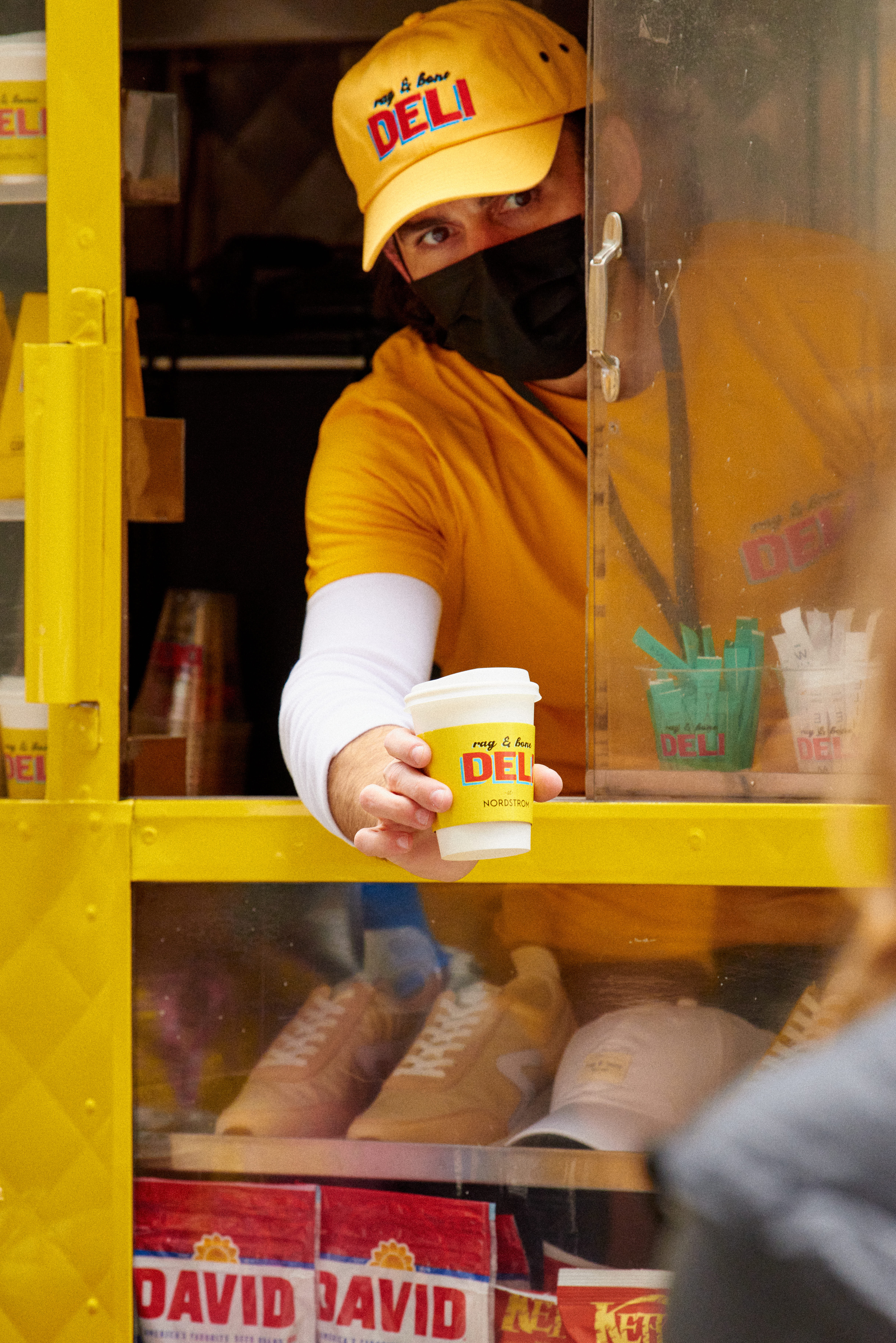 Rag and Bone Coffee Cart Pop Up