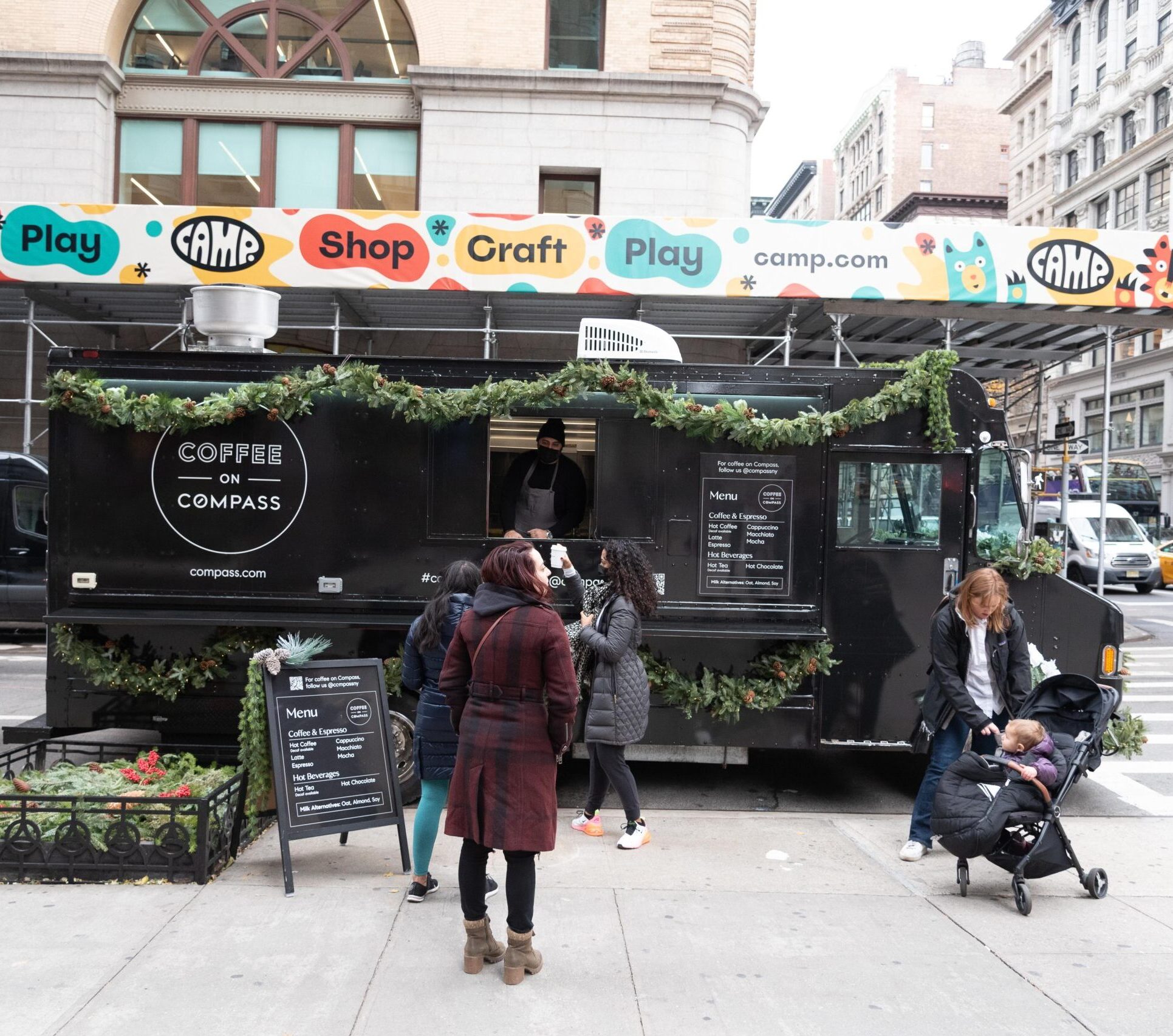 Coffee On Compass Branded Food Truck