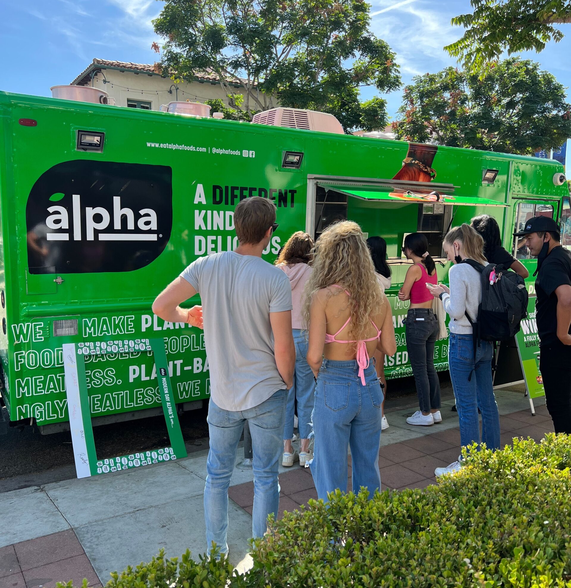 Alpha Foods Branded Food Truck