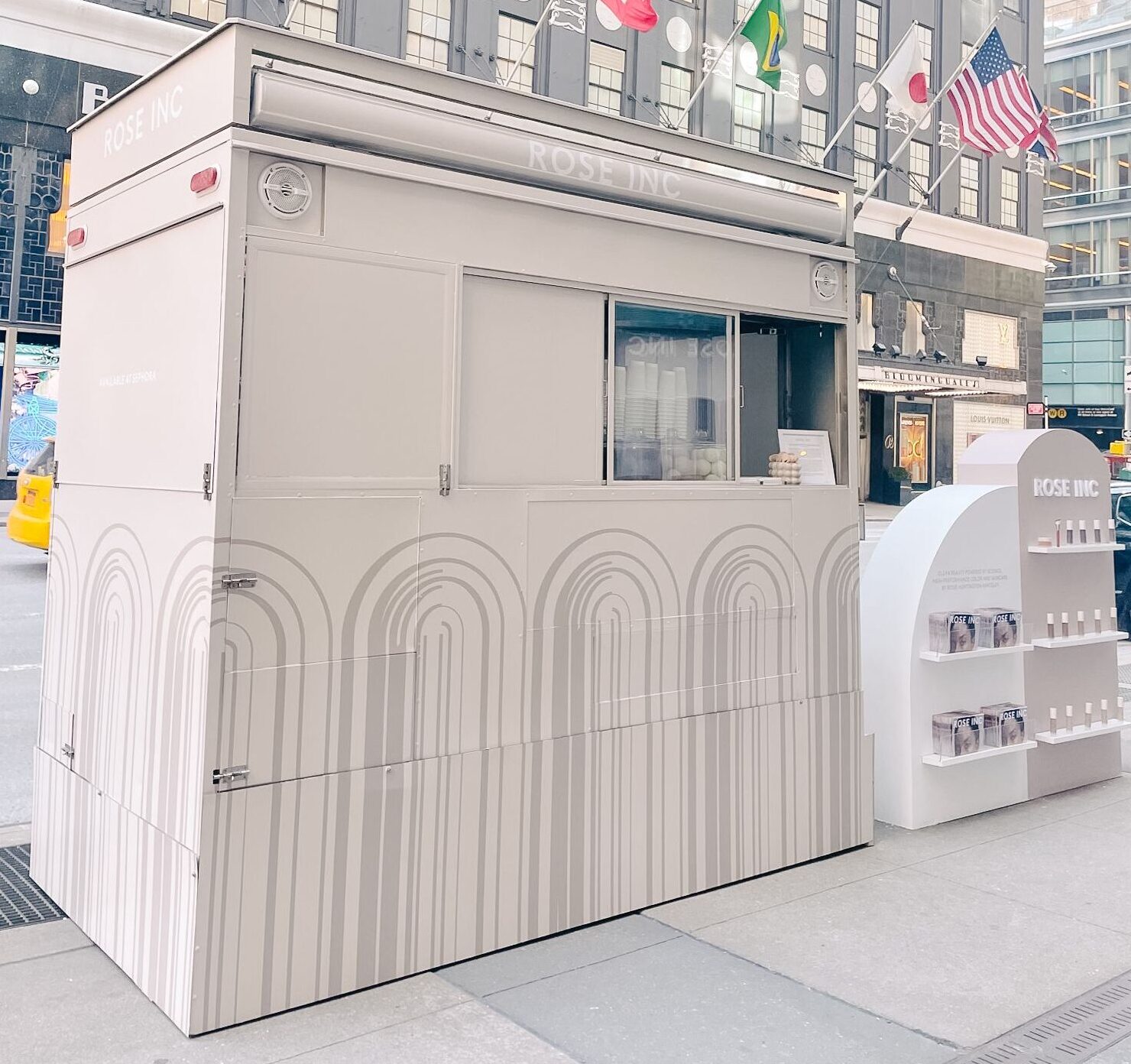 Rose Inc mobile pop-up in NYC