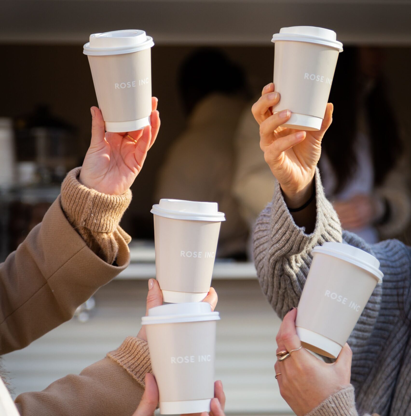 Rose Inc Branded Cups