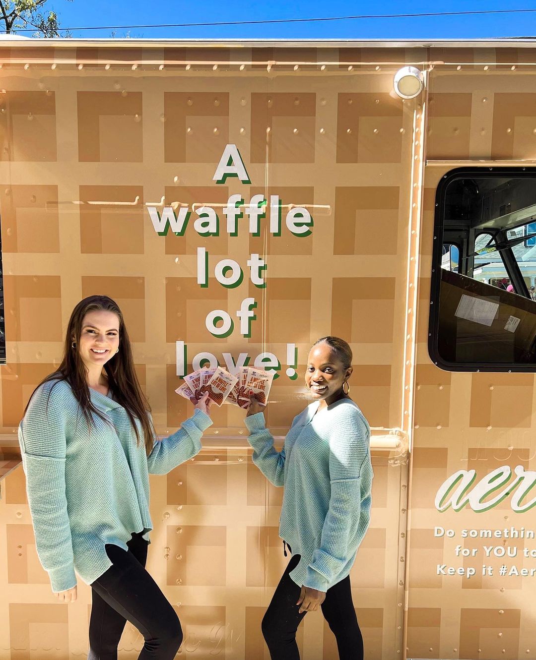 Aerie Branded Waffle Food Truck