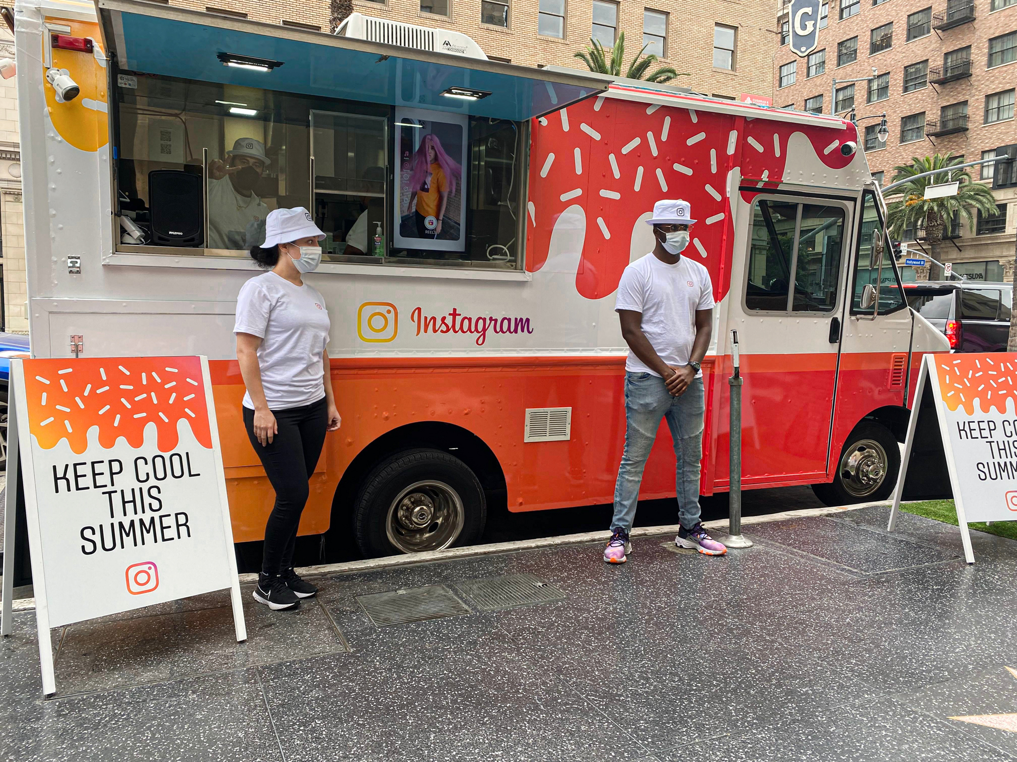 Instagram 'Reels On Wheels' Promotion In Los Angeles