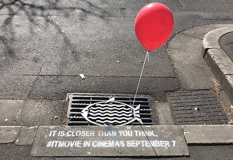 Creative Guerrilla Marketing Campaigns For IT The Movie Premiere