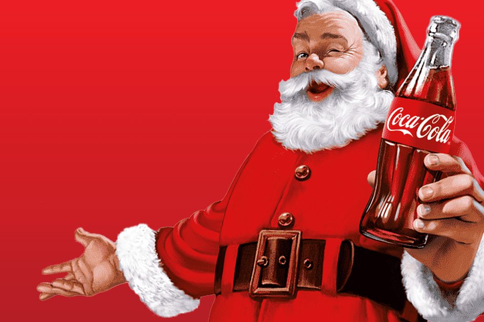 Santa Claus Coca Cola Winter Advertisement