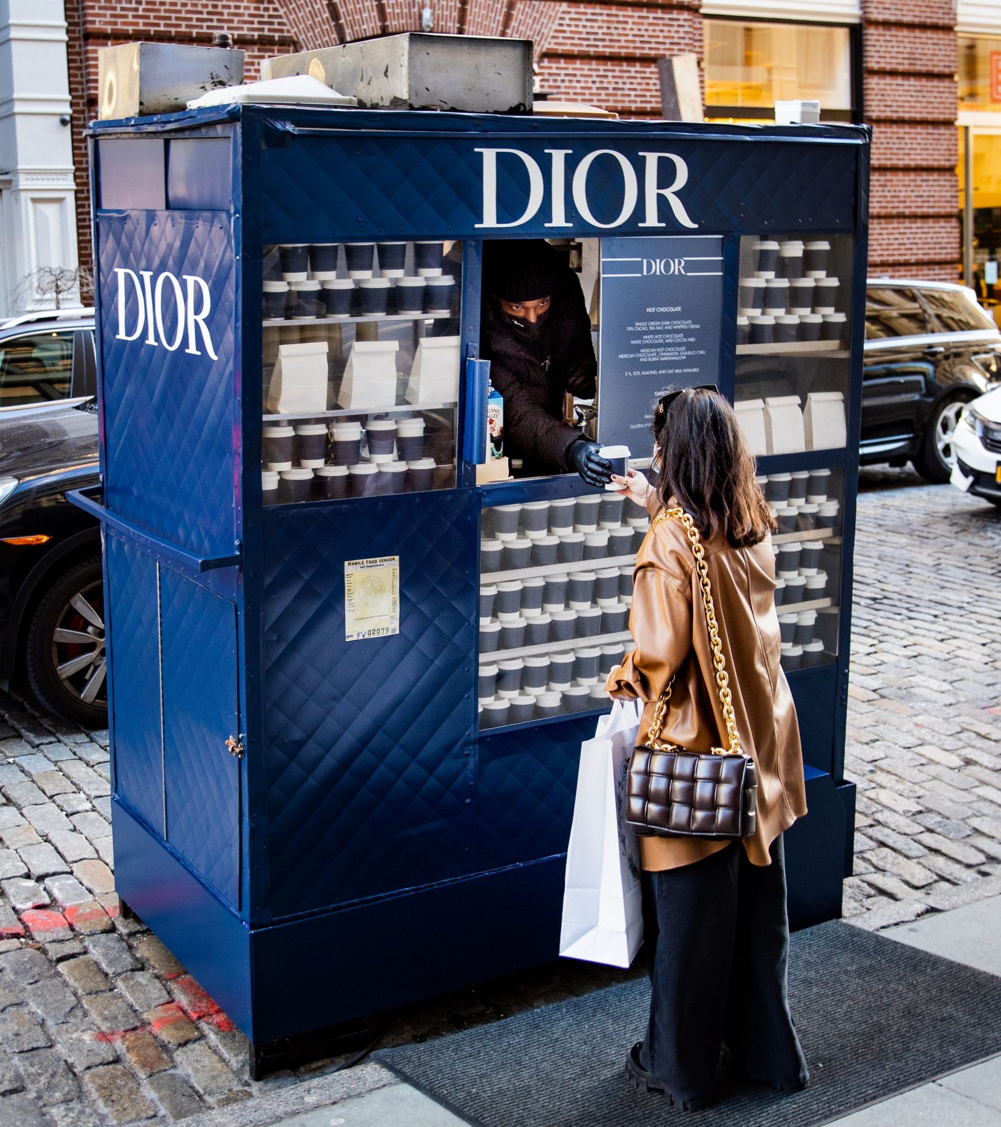 Dior Branded Coffee Cart