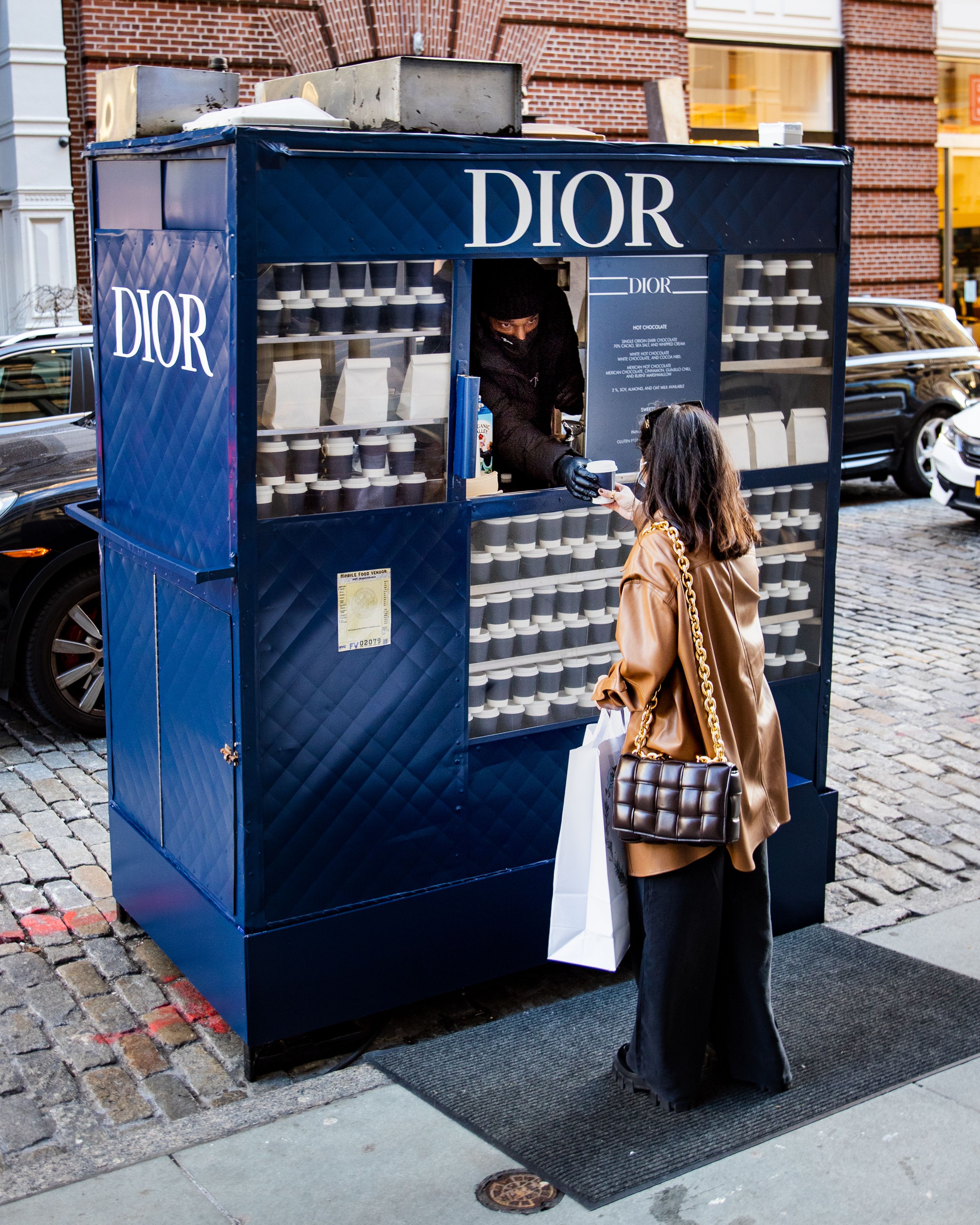 Dior Branded Coffee Cart