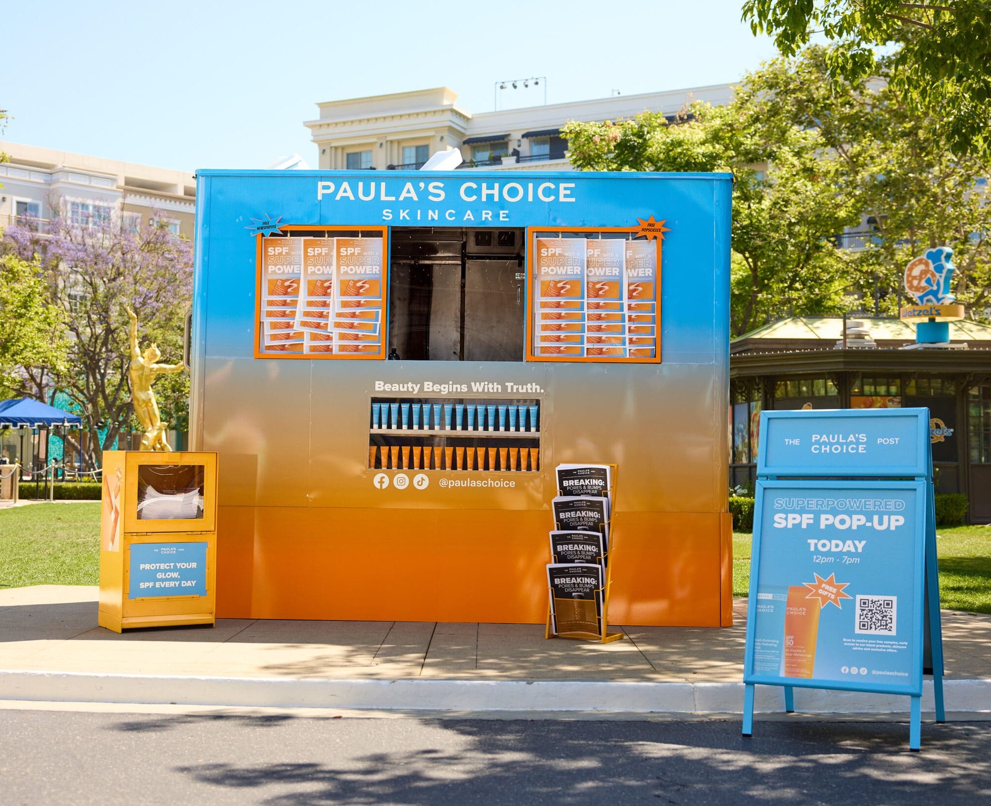 Paula's Choice Food Cart Pop-Up