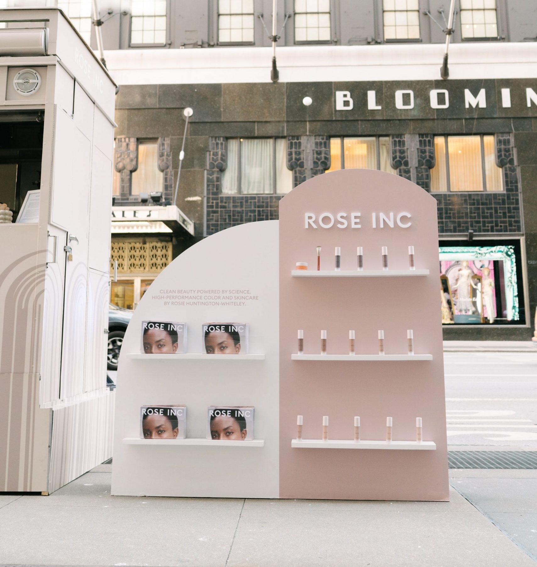 Rose Inc Product Display Wall In NYC