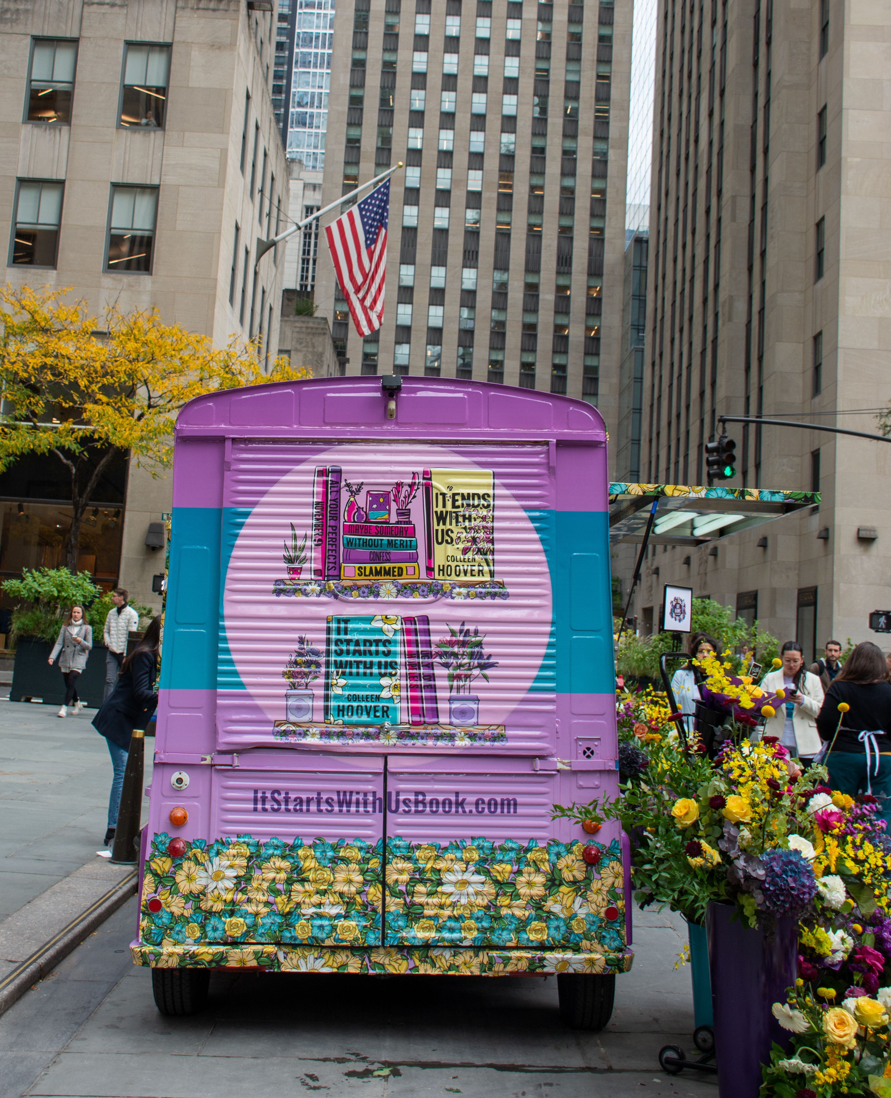 Lily Bloom vintage truck inspired by "It Starts With Us" book.