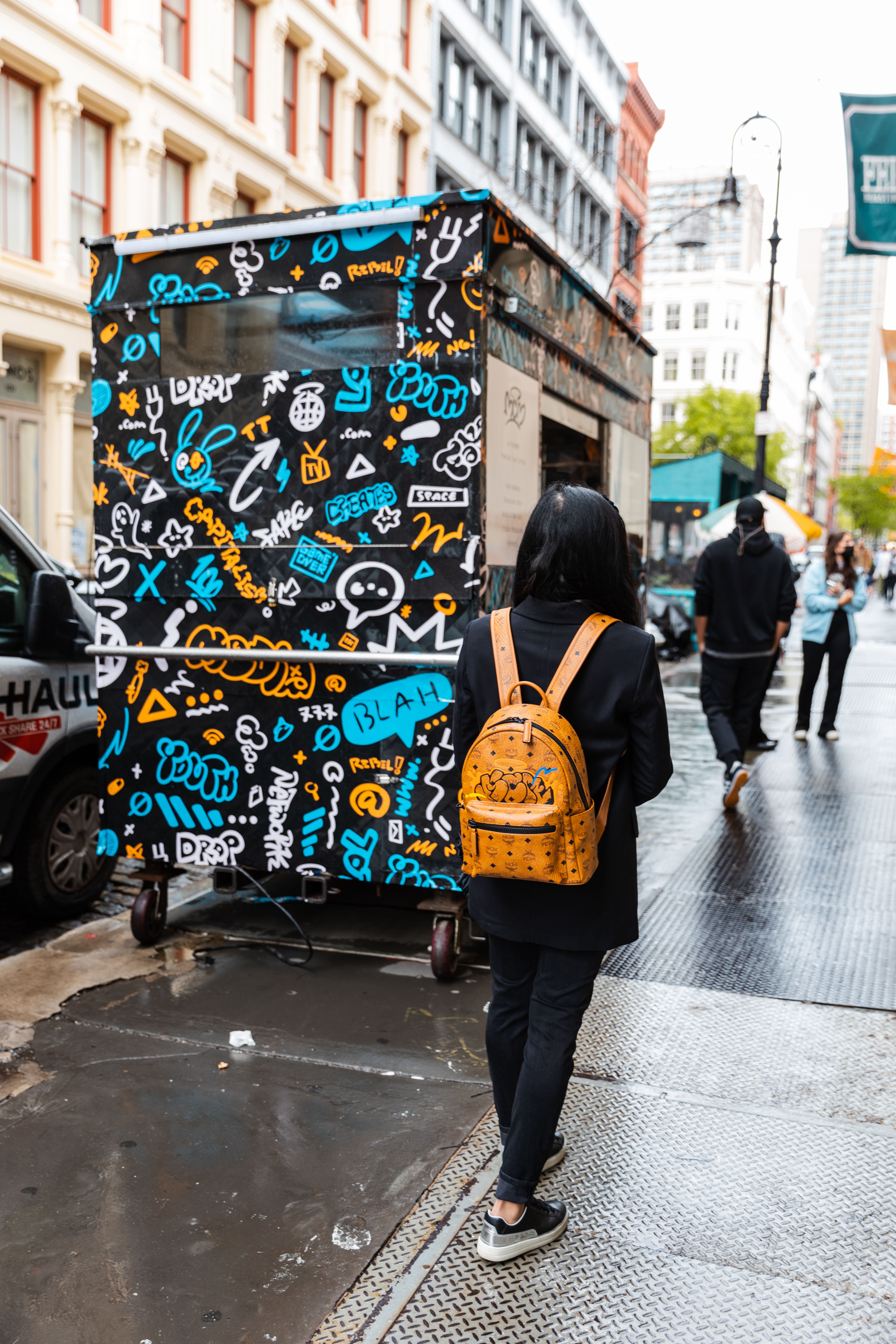 MCM retail pop up for line drop.