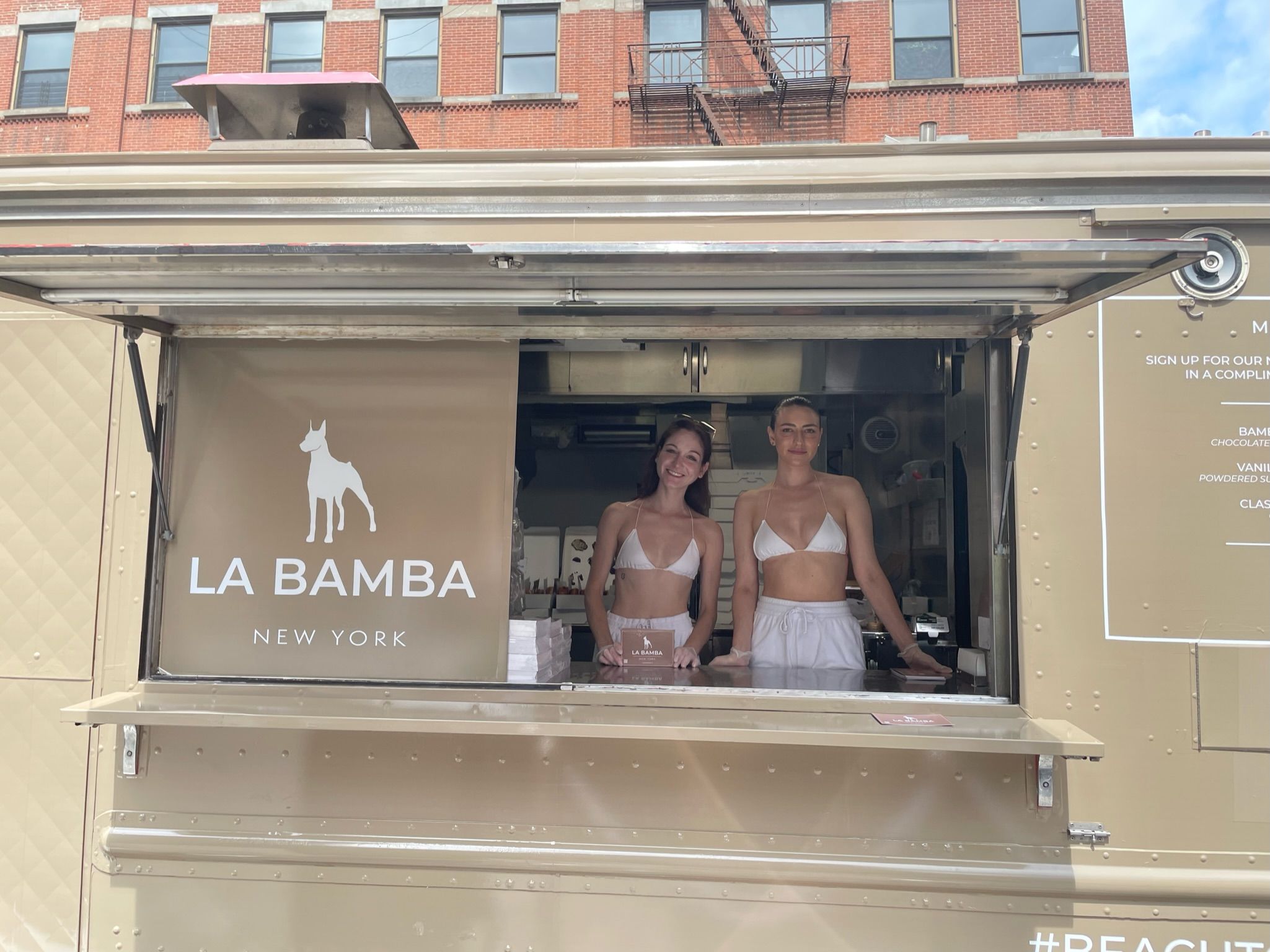 La Bamba launch from branded food truck