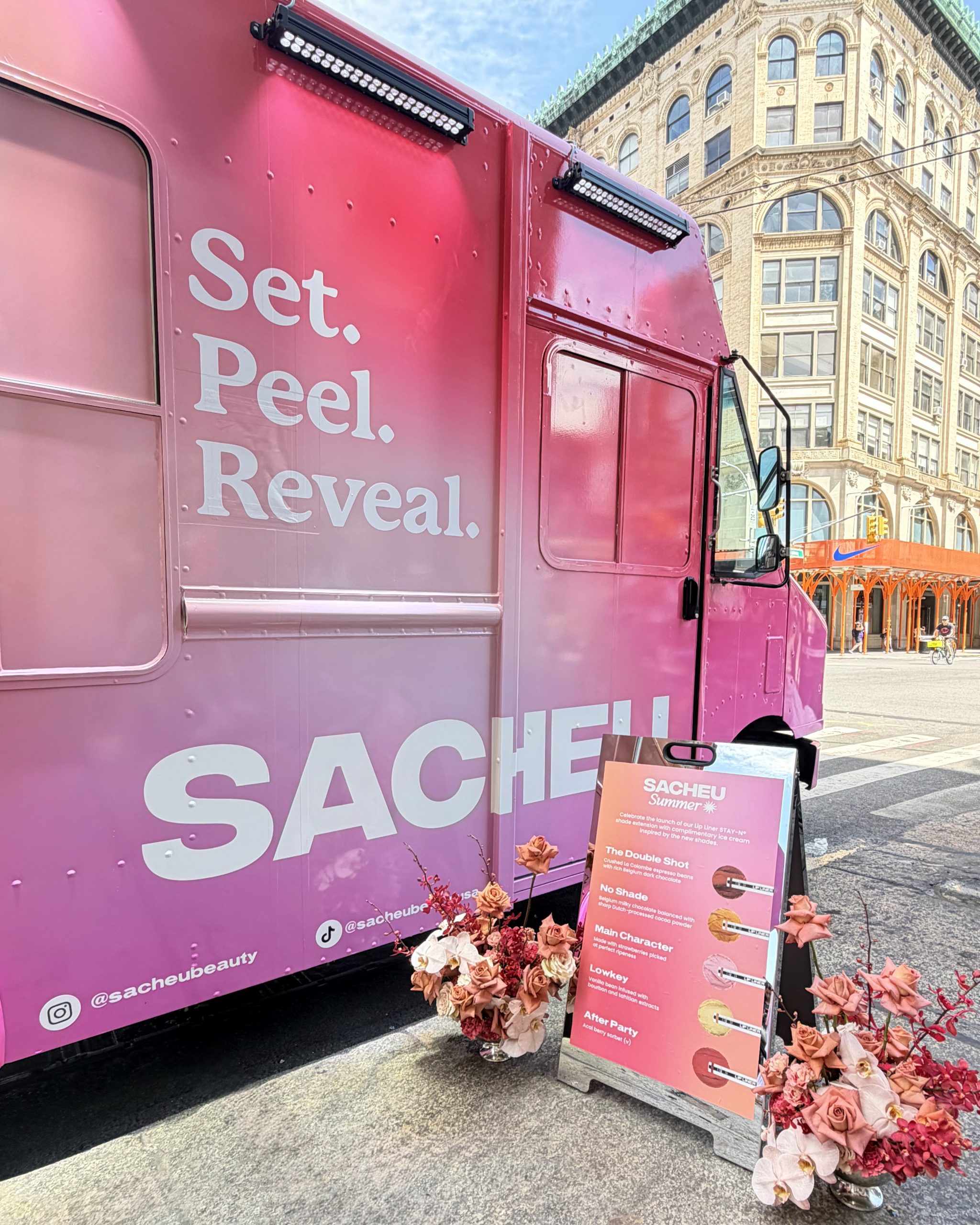 SACHEU BEAUTY - BEAUTY TRUCK - NYC POP UP