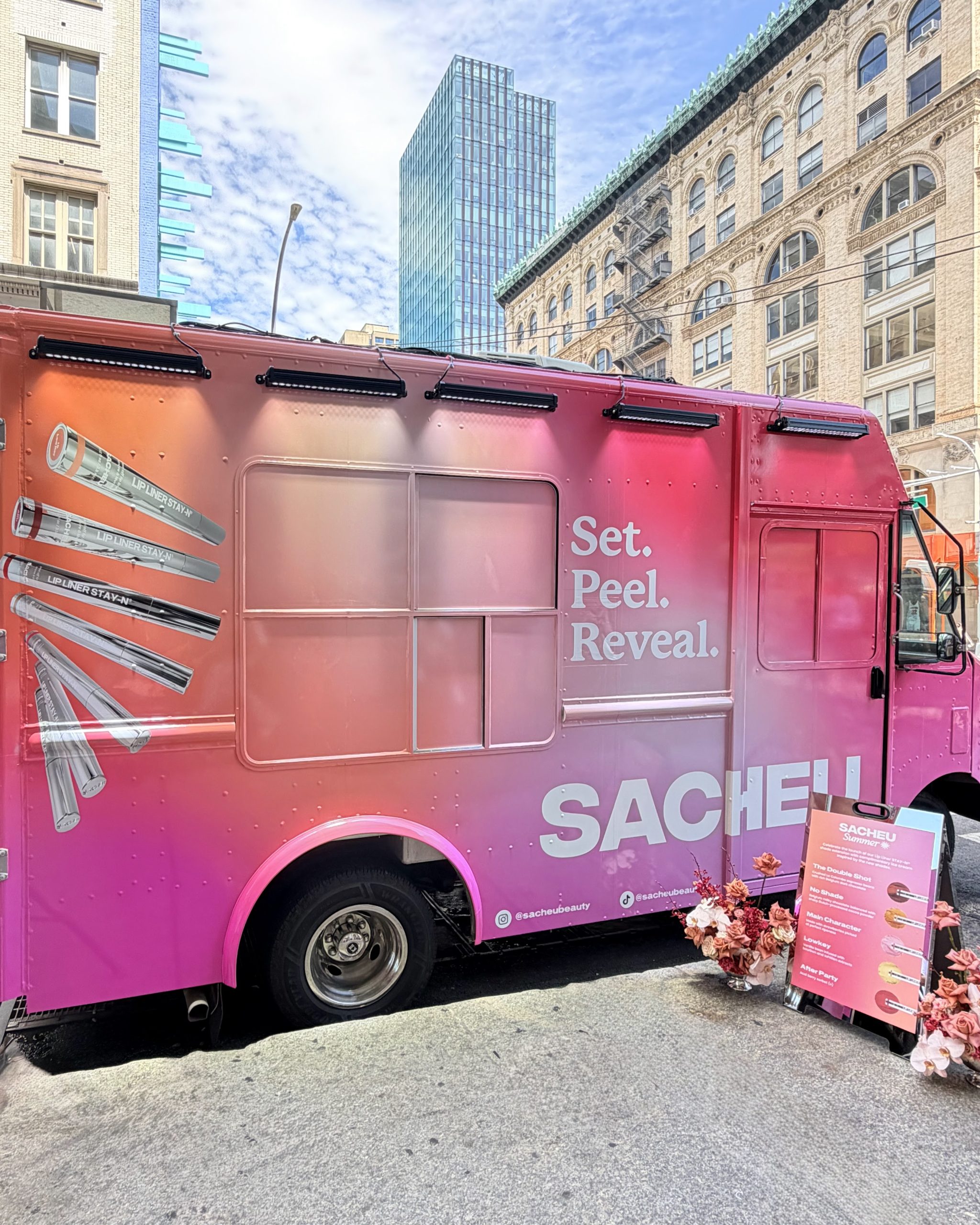 SACHEU BEAUTY - BEAUTY TRUCK - NYC POP UP