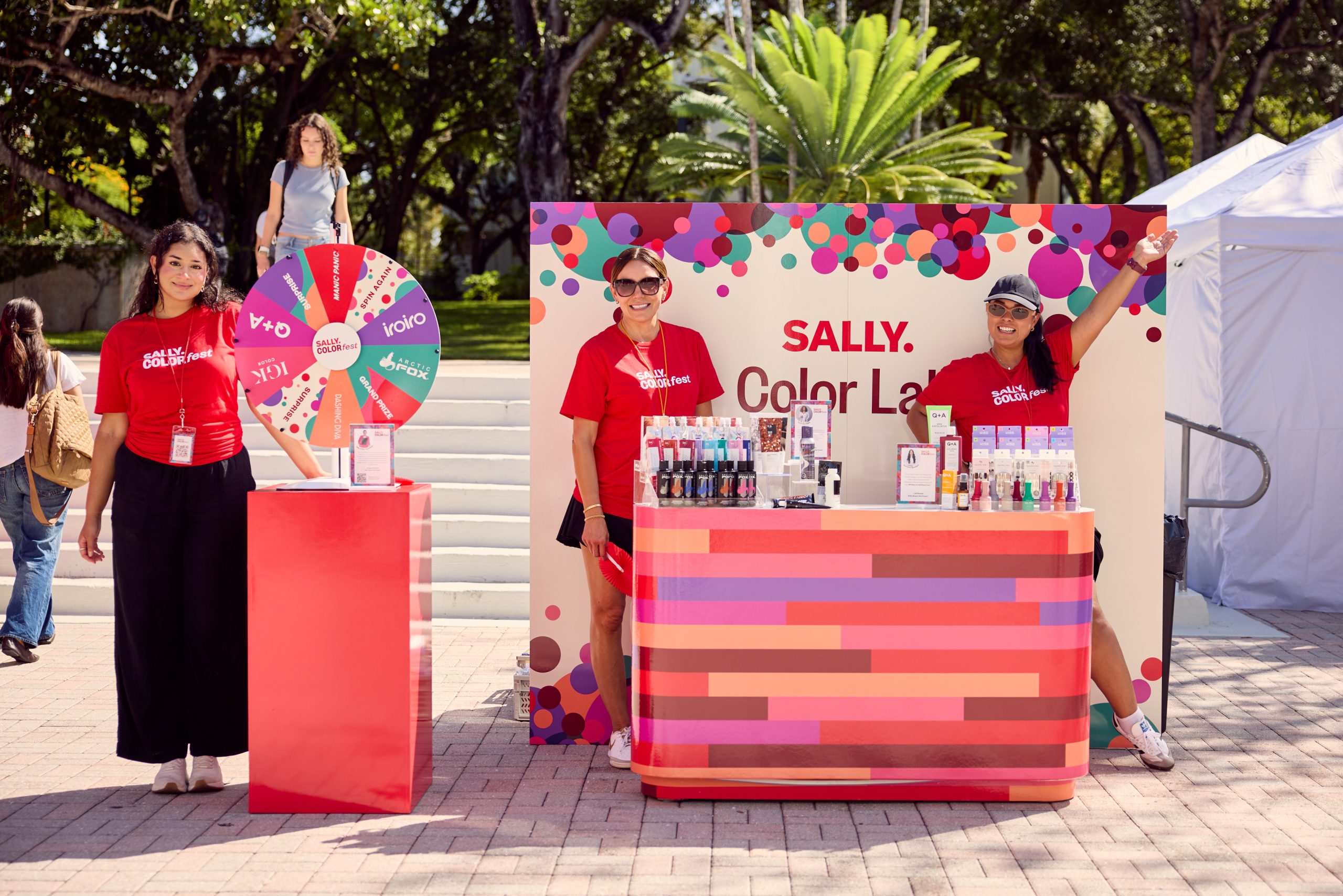 SALLY BEAUTY POP-UP EVENT - SALLY BEAUTY CAMPUS TOUR - BRANDED FOOD TRUCK - BEAUTY POP-UP EVENT