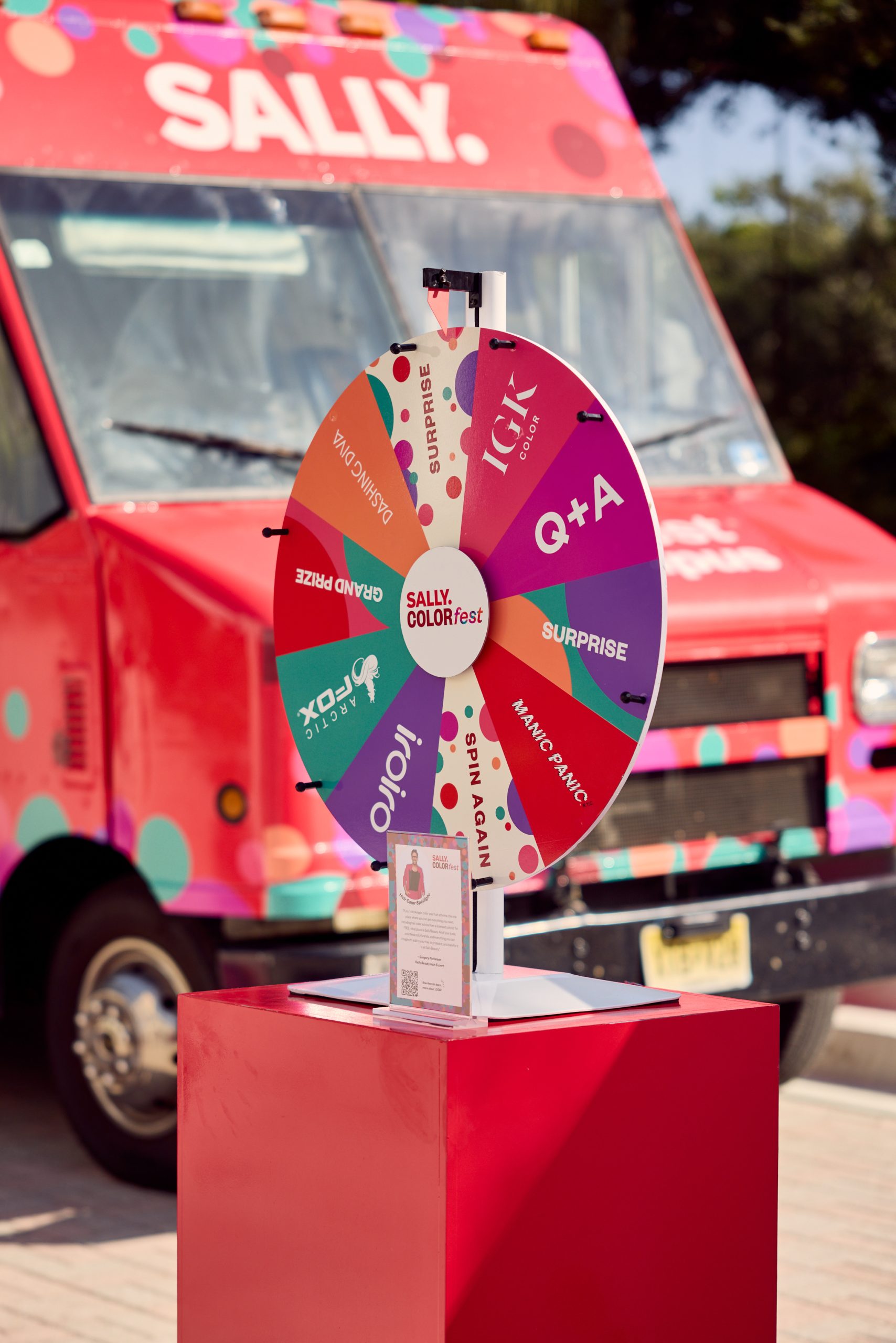 SALLY BEAUTY POP-UP EVENT - SALLY BEAUTY CAMPUS TOUR - BRANDED FOOD TRUCK - BEAUTY POP-UP EVENT