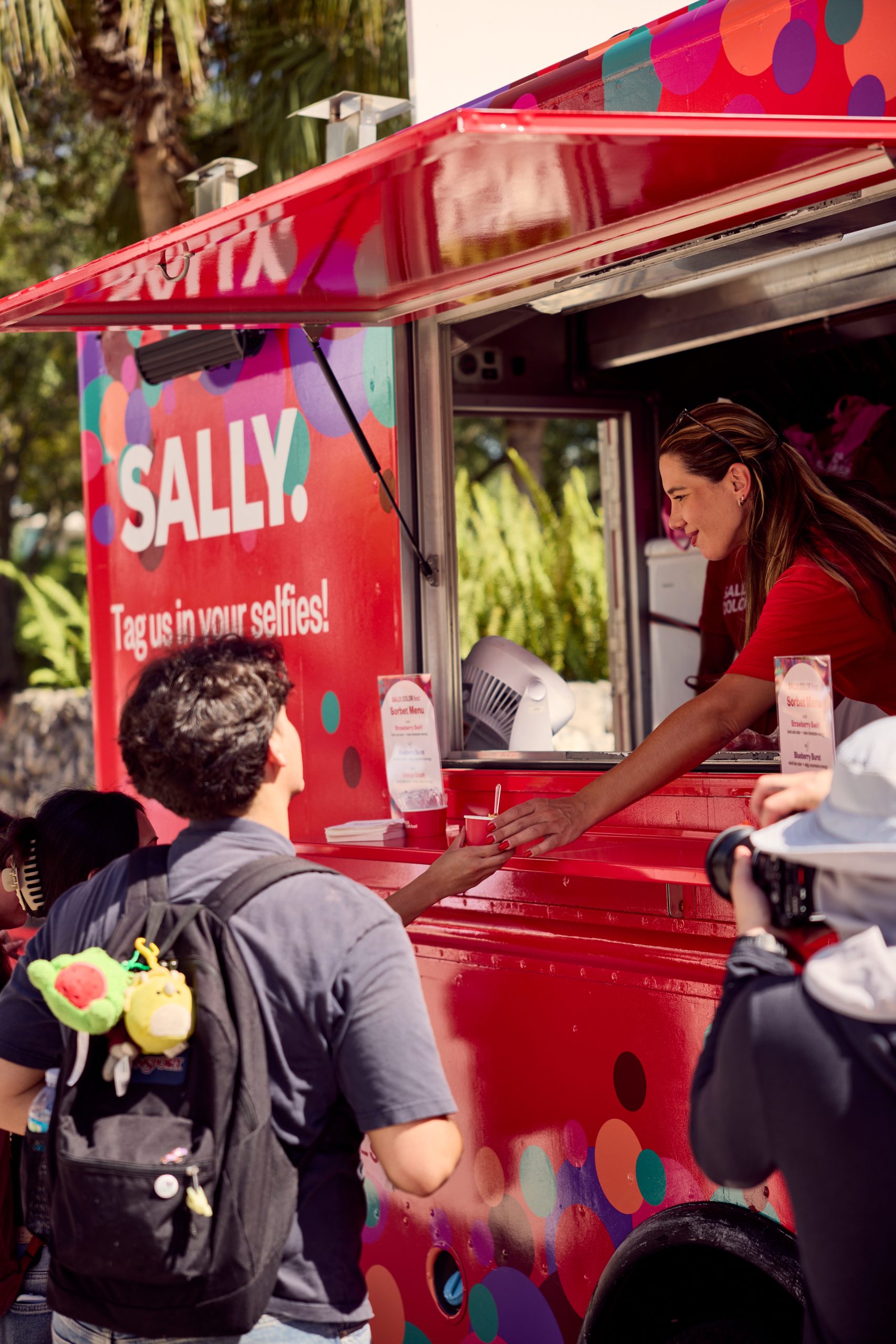 SALLY BEAUTY POP-UP EVENT - SALLY BEAUTY CAMPUS TOUR - BRANDED FOOD TRUCK - BEAUTY POP-UP EVENT